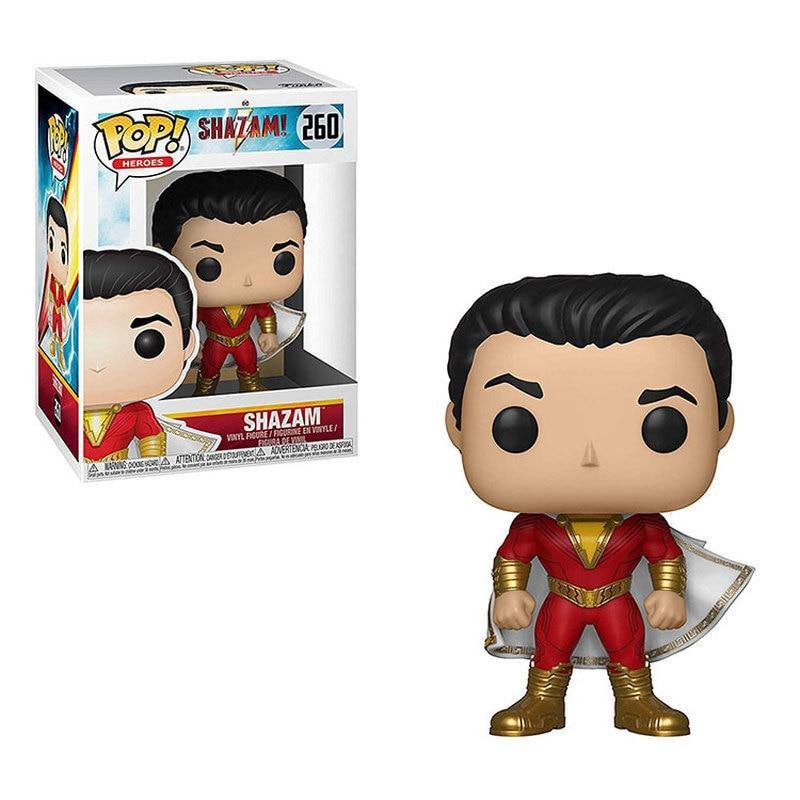 Funko POP figures movie figura DC Shazam! super heroes action figure pvc collection model kids gifts toys dolls with box 10CM