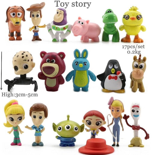 FUNKO POP figures movie Toy Story 4 6pcs/set Woody Buzz Lightyear Jessie Forky PVC action figure model figura kid gift toys doll