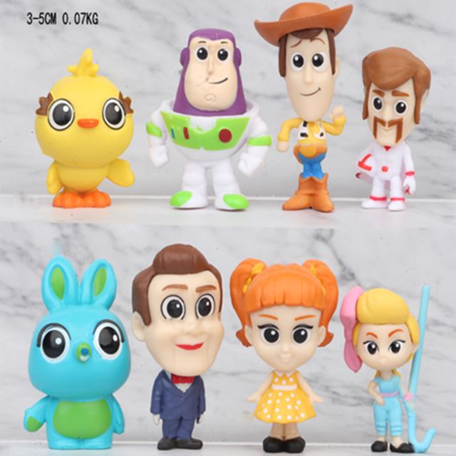 FUNKO POP figures movie Toy Story 4 6pcs/set Woody Buzz Lightyear Jessie Forky PVC action figure model figura kid gift toys doll