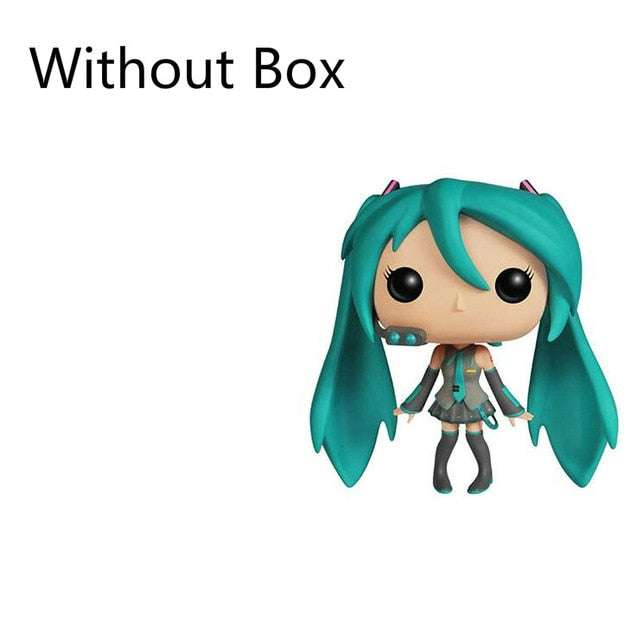 FUNKO POP Japanese Quadratic Hatsune Miku Collection Model Toys Boy Girl Birthday Party Wedding Action Figures Gift