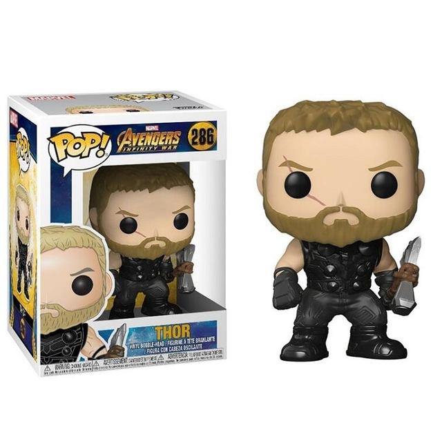 FUNKO POP Marvel Avengers 3 Infinity War Collection Model Toys Captain America Iron Man Figure Toy Gifts for Kids