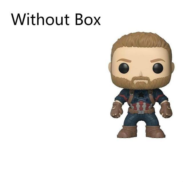 FUNKO POP Marvel Avengers 3 Infinity War Collection Model Toys Captain America Iron Man Figure Toy Gifts for Kids