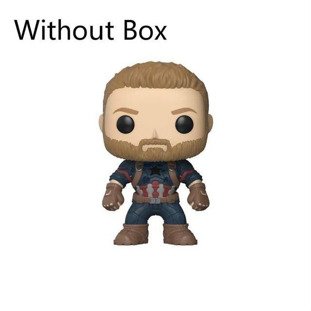 FUNKO POP Marvel Avengers 3 Infinity War Collection Model Toys Captain America Iron Man Figure Toy Gifts for Kids