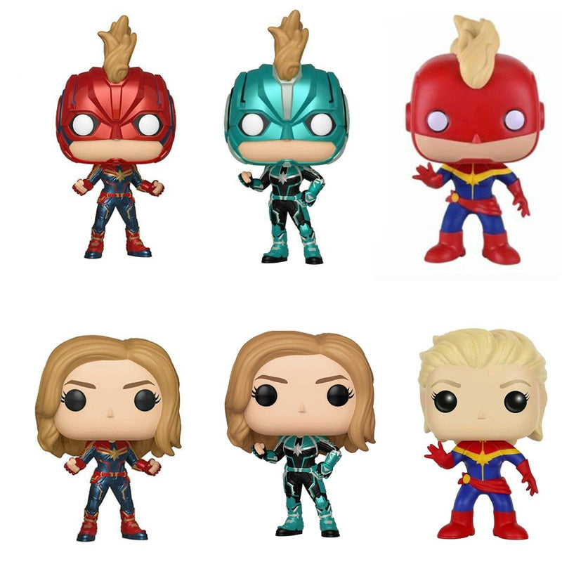 Funko POP Marvel Limited Super Hero Captain Marvel Anime Figure Vinyl Action Figures Collectible Model Juguete Toys Gifts 2F39