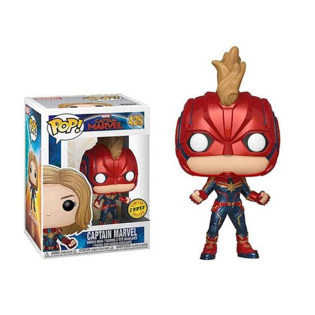 Funko POP Marvel Limited Super Hero Captain Marvel Anime Figure Vinyl Action Figures Collectible Model Juguete Toys Gifts 2F39