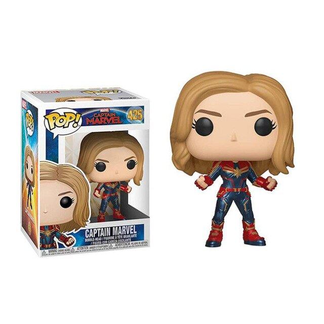 Funko POP Marvel Limited Super Hero Captain Marvel Anime Figure Vinyl Action Figures Collectible Model Juguete Toys Gifts 2F39