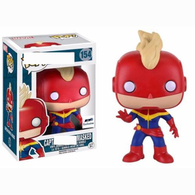 Funko POP Marvel Limited Super Hero Captain Marvel Anime Figure Vinyl Action Figures Collectible Model Juguete Toys Gifts 2F39