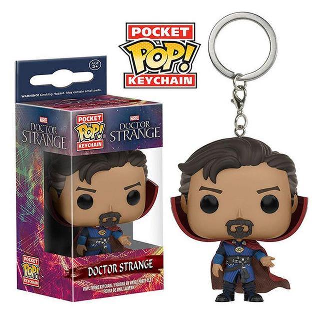 FUNKO POP New Arrival The Avengers Justice League Game of Thrones Official Pocket Pop Keychain Action Figure Toys For Gifts