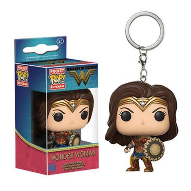 FUNKO POP New Arrival The Avengers Justice League Game of Thrones Official Pocket Pop Keychain Action Figure Toys For Gifts