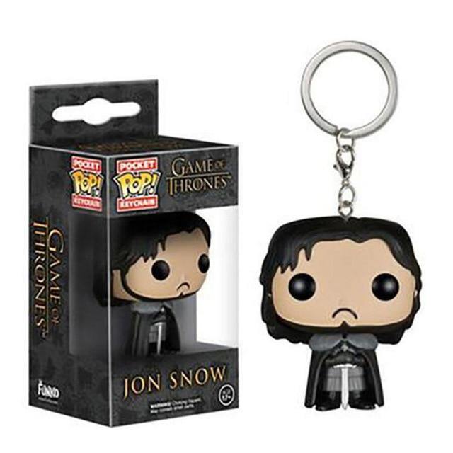 FUNKO POP New Arrival The Avengers Justice League Game of Thrones Official Pocket Pop Keychain Action Figure Toys For Gifts