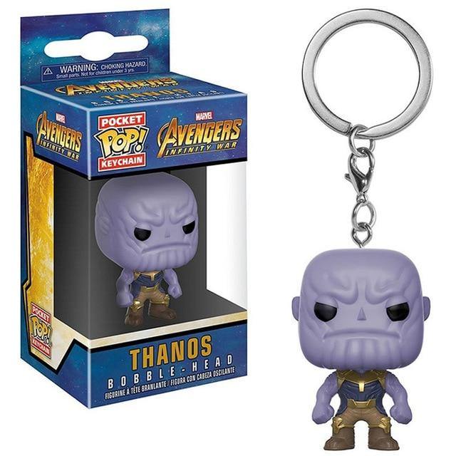 FUNKO POP New Arrival The Avengers Justice League Game of Thrones Official Pocket Pop Keychain Action Figure Toys For Gifts