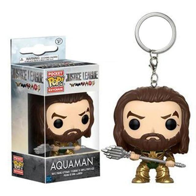 FUNKO POP New Arrival The Avengers Justice League Game of Thrones Official Pocket Pop Keychain Action Figure Toys For Gifts