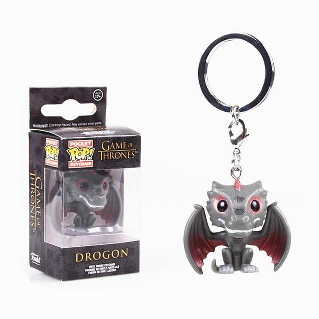 FUNKO POP New Arrival The Avengers Justice League Game of Thrones Official Pocket Pop Keychain Action Figure Toys For Gifts