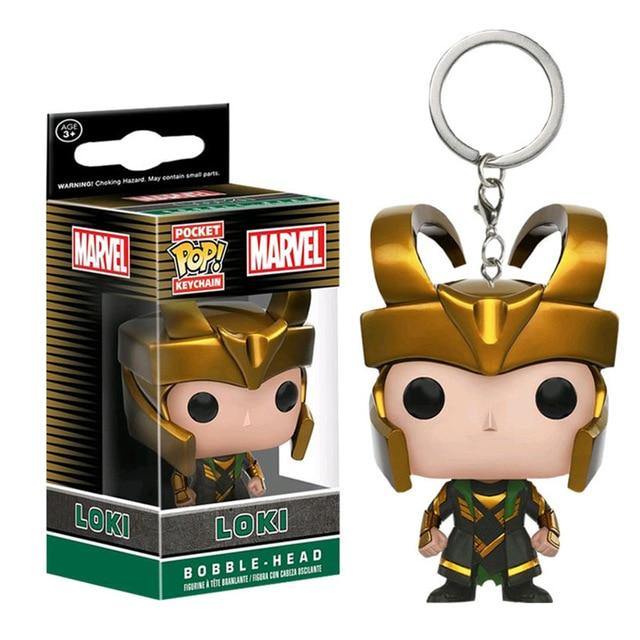 FUNKO POP New Arrival The Avengers Justice League Game of Thrones Official Pocket Pop Keychain Action Figure Toys For Gifts