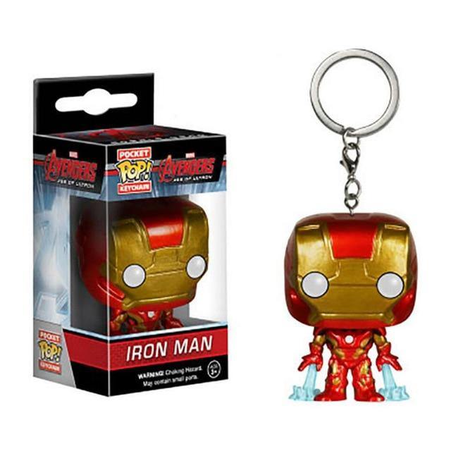 FUNKO POP New Arrival The Avengers Justice League Game of Thrones Official Pocket Pop Keychain Action Figure Toys For Gifts