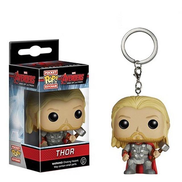 FUNKO POP New Arrival The Avengers Justice League Game of Thrones Official Pocket Pop Keychain Action Figure Toys For Gifts