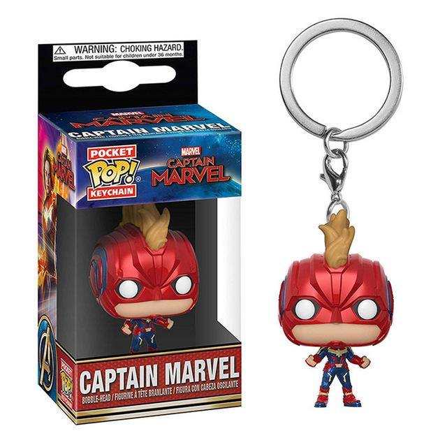 FUNKO POP New Arrival The Avengers Justice League Game of Thrones Official Pocket Pop Keychain Action Figure Toys For Gifts