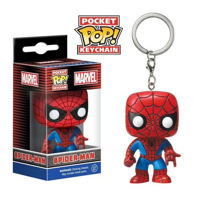 FUNKO POP New Arrival The Avengers Justice League Game of Thrones Official Pocket Pop Keychain Action Figure Toys For Gifts