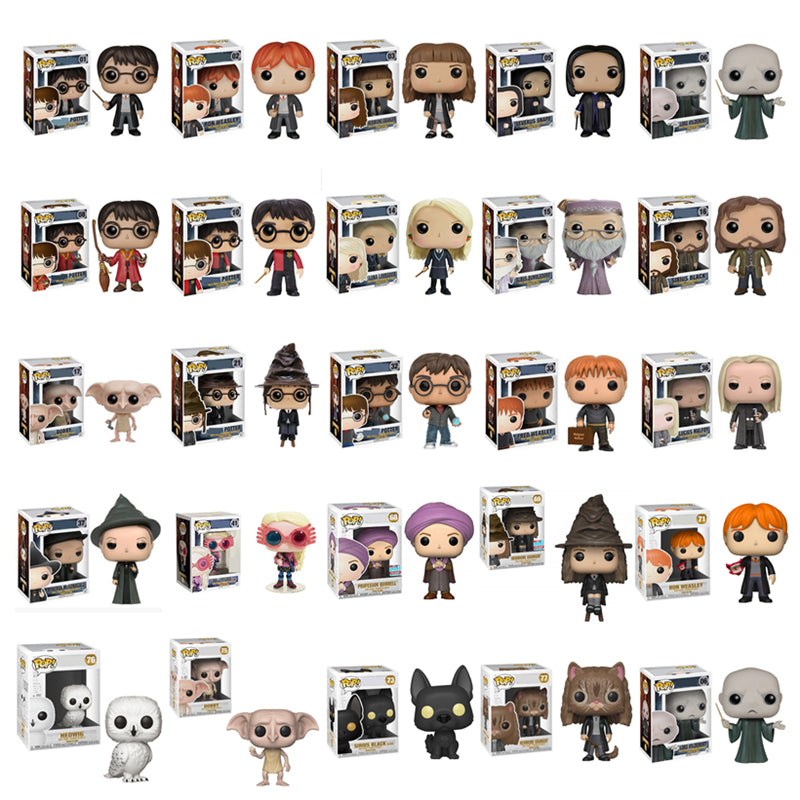 Funko pop Official Potter Snape Rubeus Luna Dobby RON WEASLEY Action Figures Figurine Pop Collectible Model Toys Christmas Gifts