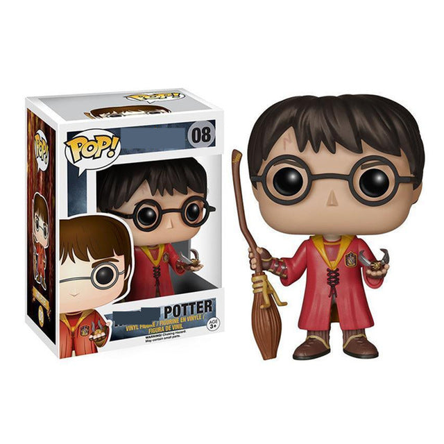 Funko pop Official Potter Snape Rubeus Luna Dobby RON WEASLEY Action Figures Figurine Pop Collectible Model Toys Christmas Gifts