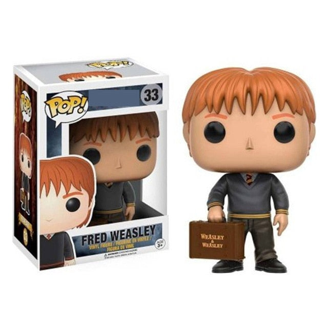 Funko pop Official Potter Snape Rubeus Luna Dobby RON WEASLEY Action Figures Figurine Pop Collectible Model Toys Christmas Gifts