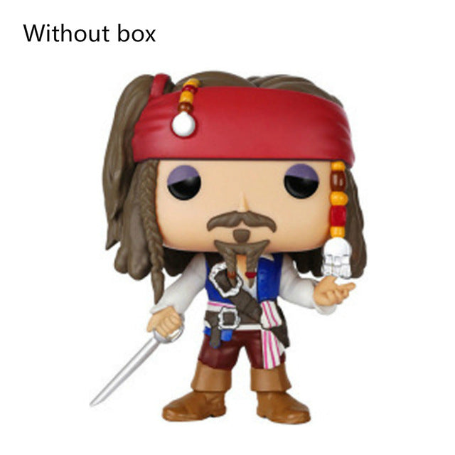 FUNKO POP Pirates of The Caribbean JACK Movie Figure Anime Model Pvc Collection Toys for Children Gift