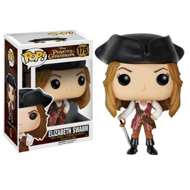 FUNKO POP Pirates of The Caribbean JACK Movie Figure Anime Model Pvc Collection Toys for Children Gift