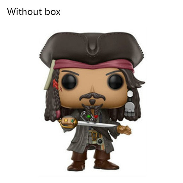 FUNKO POP Pirates of The Caribbean JACK Movie Figure Anime Model Pvc Collection Toys for Children Gift