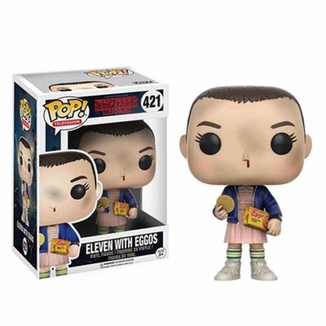 Funko pop Stranger Things Eleven Demogorgon Hopper Jonathan Nancy Brenner Joyce Action Figures Collectible Model Toys with box