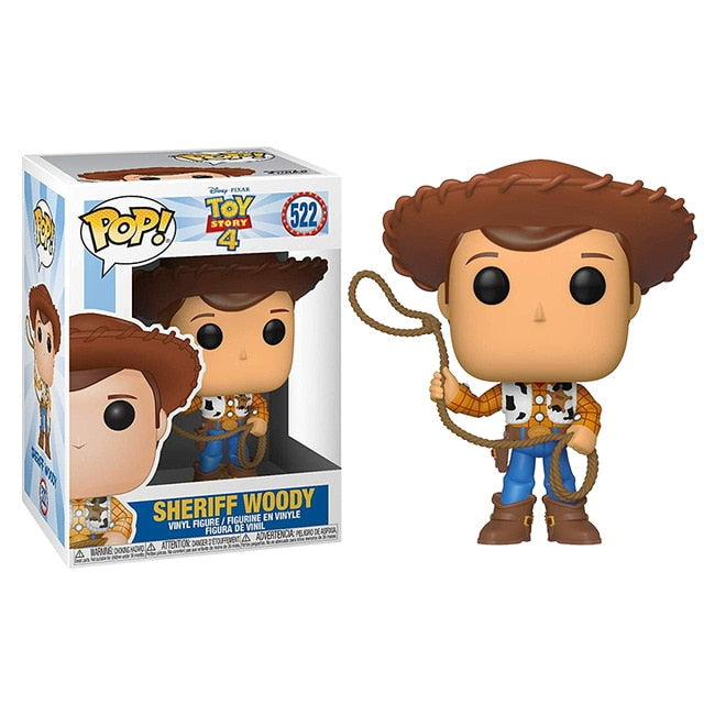 FUNKO POP Toy Story 4 Forky Rex Ducky Woody Brinquedos Vinyl Action Figures Cartoon Collection Model Anime Toys Gifts 2F09