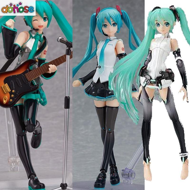 Hatsune Miku Figma 394 Character Vocal Series 01 V4X figma 200 / 100 / 014 PVC Action Figure Collectible Model Toy