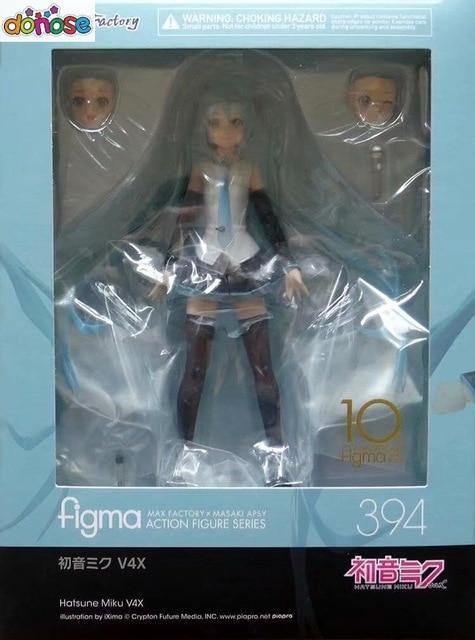 Hatsune Miku Figma 394 Character Vocal Series 01 V4X figma 200 / 100 / 014 PVC Action Figure Collectible Model Toy