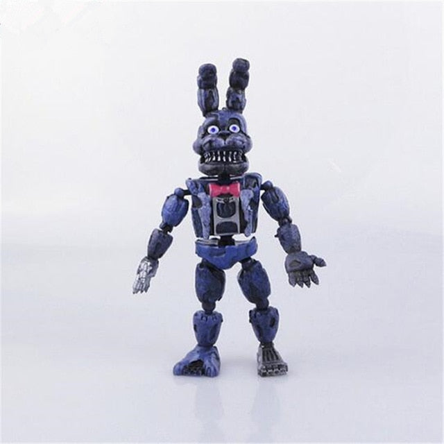 Hot Sell Five Night At Freddy Anime Fnaf Bear Free Assembly Action Figure Pvc Model Freddy Toys For Children