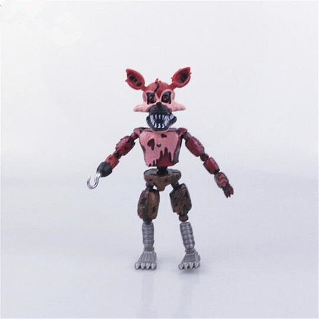 Hot Sell Five Night At Freddy Anime Fnaf Bear Free Assembly Action Figure Pvc Model Freddy Toys For Children