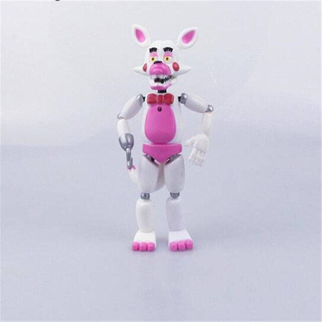 Hot Sell Five Night At Freddy Anime Fnaf Bear Free Assembly Action Figure Pvc Model Freddy Toys For Children