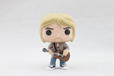 Imperfect POP Secondhand Rocks: Kurt Cobain Vinyl Action Figure Collectible Model Toy Cheap No Box