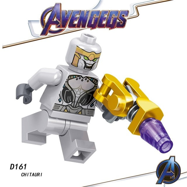 Legoed Avengers Endgame Marvel Iron Man Thanos Infinity Gauntlet Action Figures Playmobil Building Blocks Model Children Toys