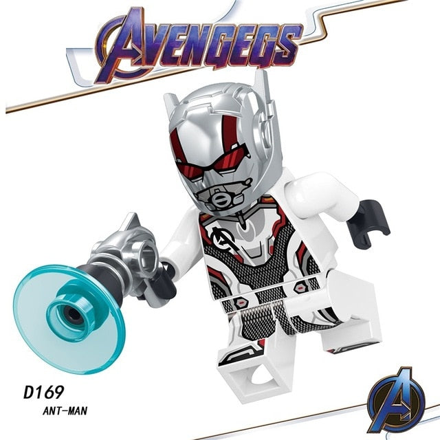 Legoed Avengers Endgame Marvel Iron Man Thanos Infinity Gauntlet Action Figures Playmobil Building Blocks Model Children Toys