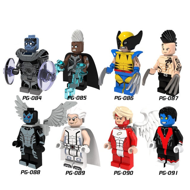 Legoings marvel Superhero Series X-Men Series Man-made Apocalypse Wolverine. Marvel's The Evengers