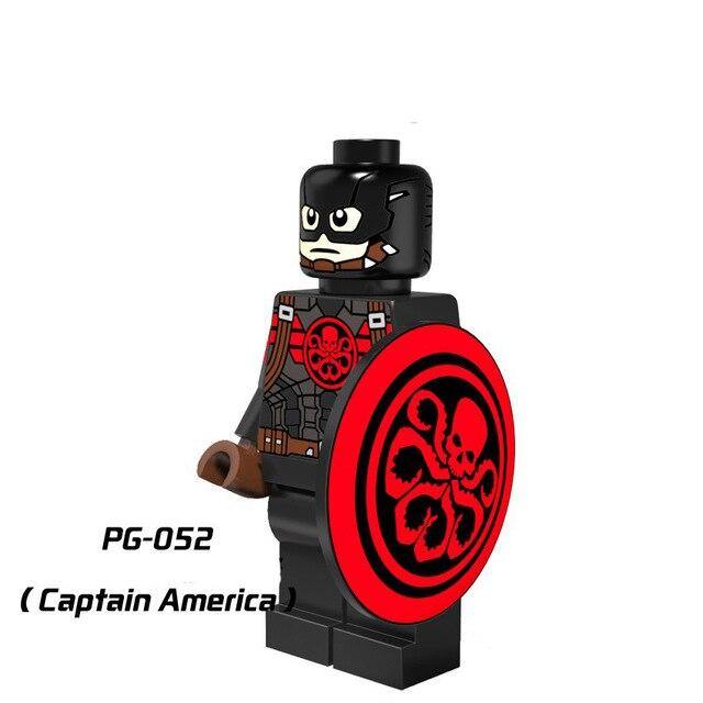 Legoings marvel Superhero third-party man, Hydra version, Captain America Marvel's The Evengers