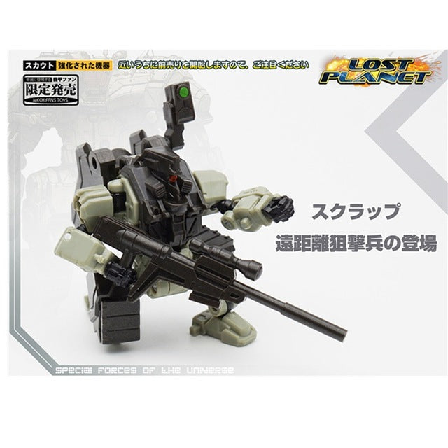 Lost Planet Powered Suit MFT CG01 02 MM001 DA20DA-23 DA24 DA26AB DA09 DA25 DA13 MS-SAT04 05 Transformation Robot Action Figure