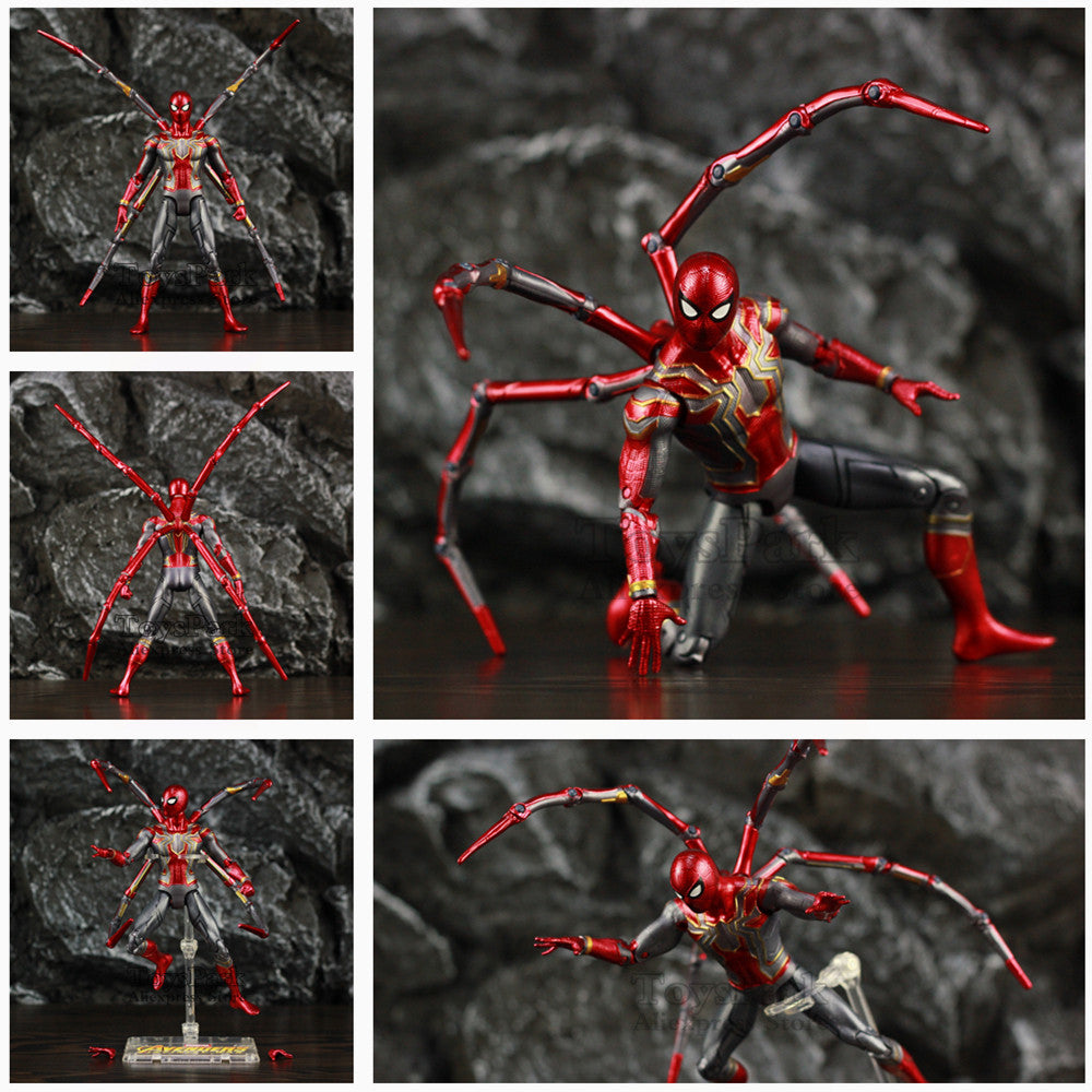 Marvel Avengers 4 Endgame Iron Spider Man 6" Action Figure Infinity War Tom Holland Spiderman Legends Doll Toys Children Kid Gif