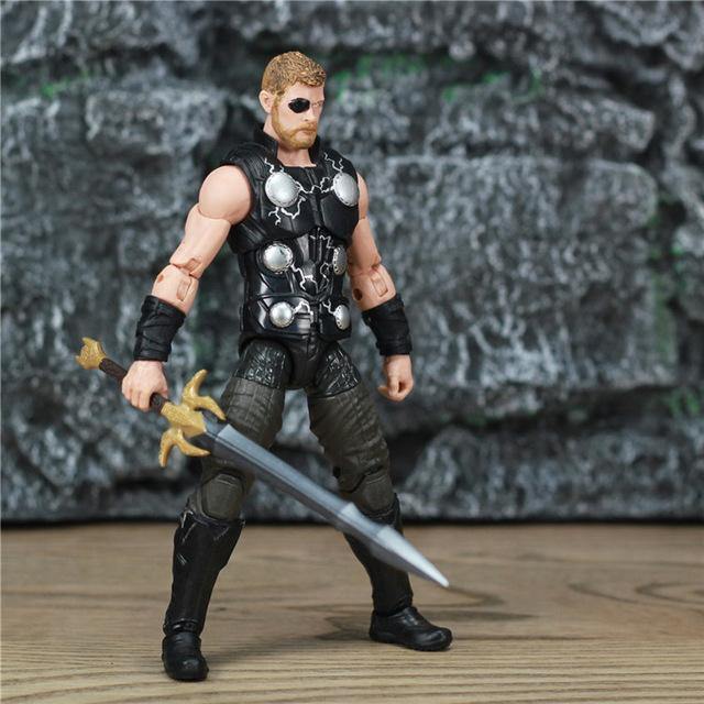 Marvel Legends 6" Thor Action Figure Avengers Infinity War From TRU 3P One Eyed Crown of Surtur Storm Breake Sword Collectible