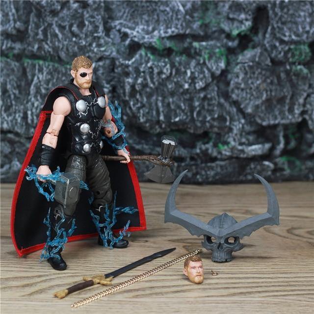 Marvel Legends 6" Thor Action Figure Avengers Infinity War From TRU 3P One Eyed Crown of Surtur Storm Breake Sword Collectible