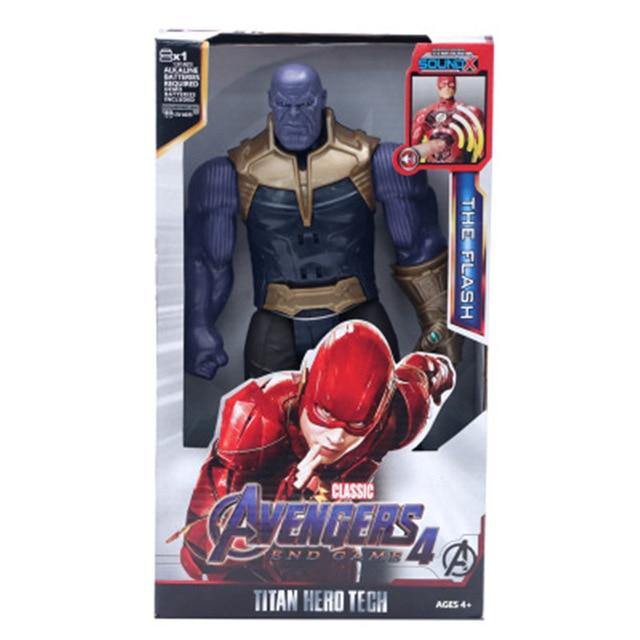 Marvel Super Heroes Avengers Thanos Black Panther Captain America Thor Iron Man Spiderman Hulkbuster Hulk Action Figure 12" 30cm