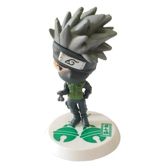 Naruto Action Figure Toys 12 Styles Q style Zabuza Haku Kakashi Sasuke Naruto Sakura PVC Model Doll Collection Kids Toy 1PCS/lot