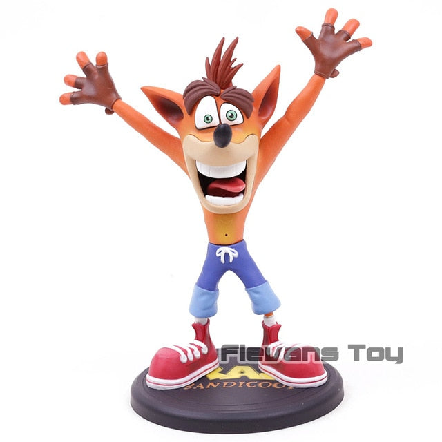 NECA Crash Bandicoot with Jet Board PVC Action Figure Collectible Model Toy