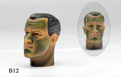 New arrival!! Woodland camouflage Soldiers model, 1/6 modern special forces soldiers head American soldiers carving model