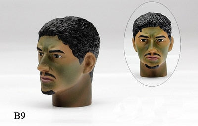 New arrival!! Woodland camouflage Soldiers model, 1/6 modern special forces soldiers head American soldiers carving model