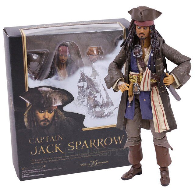 Pirates of Caribbean Jack Sparrow PVC Action Figure